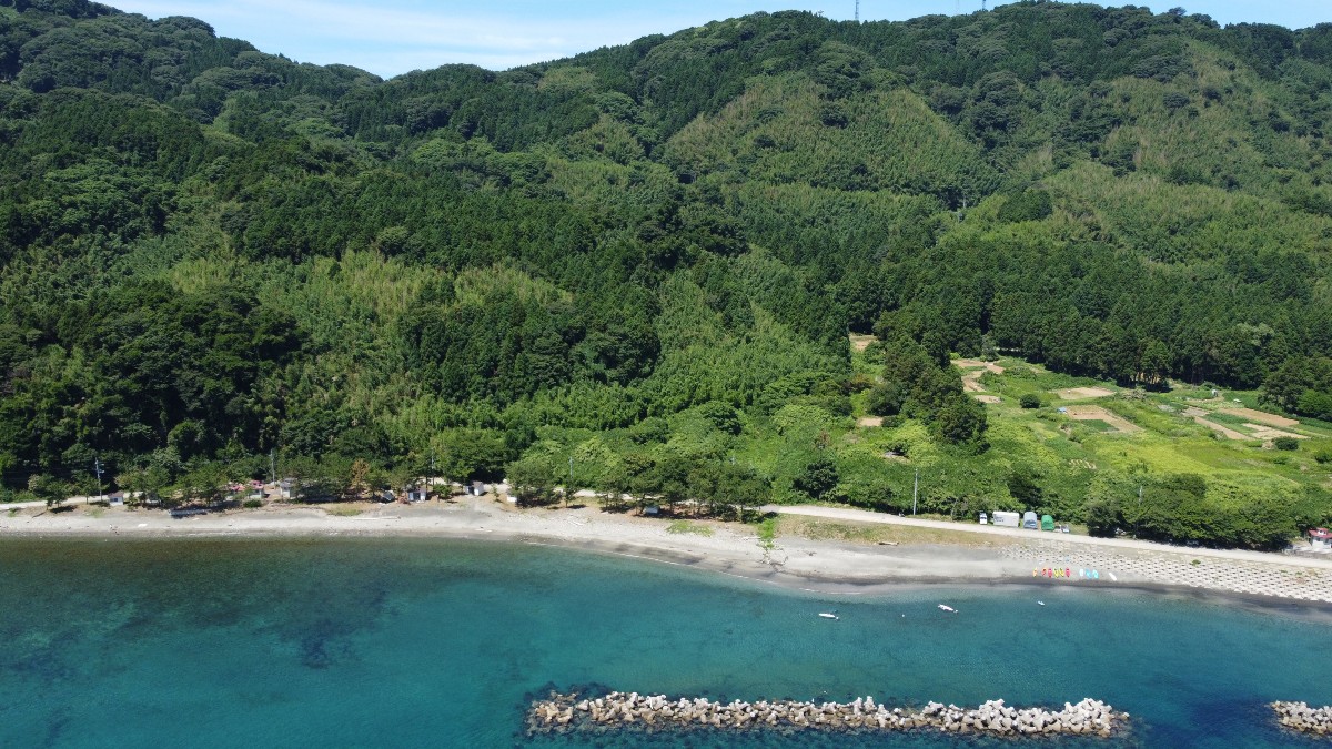 内浦キャンプ場 場内見取り図