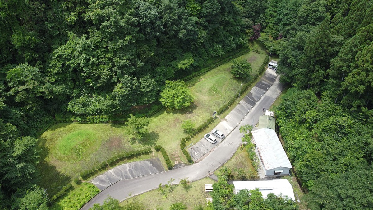 五泉市森林公園キャンプ場 場内見取り図