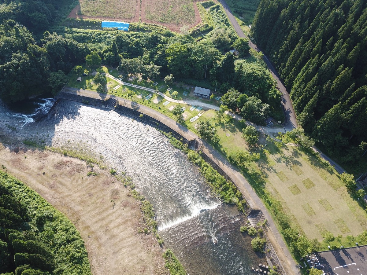 新発田市滝谷森林公園 場内見取り図