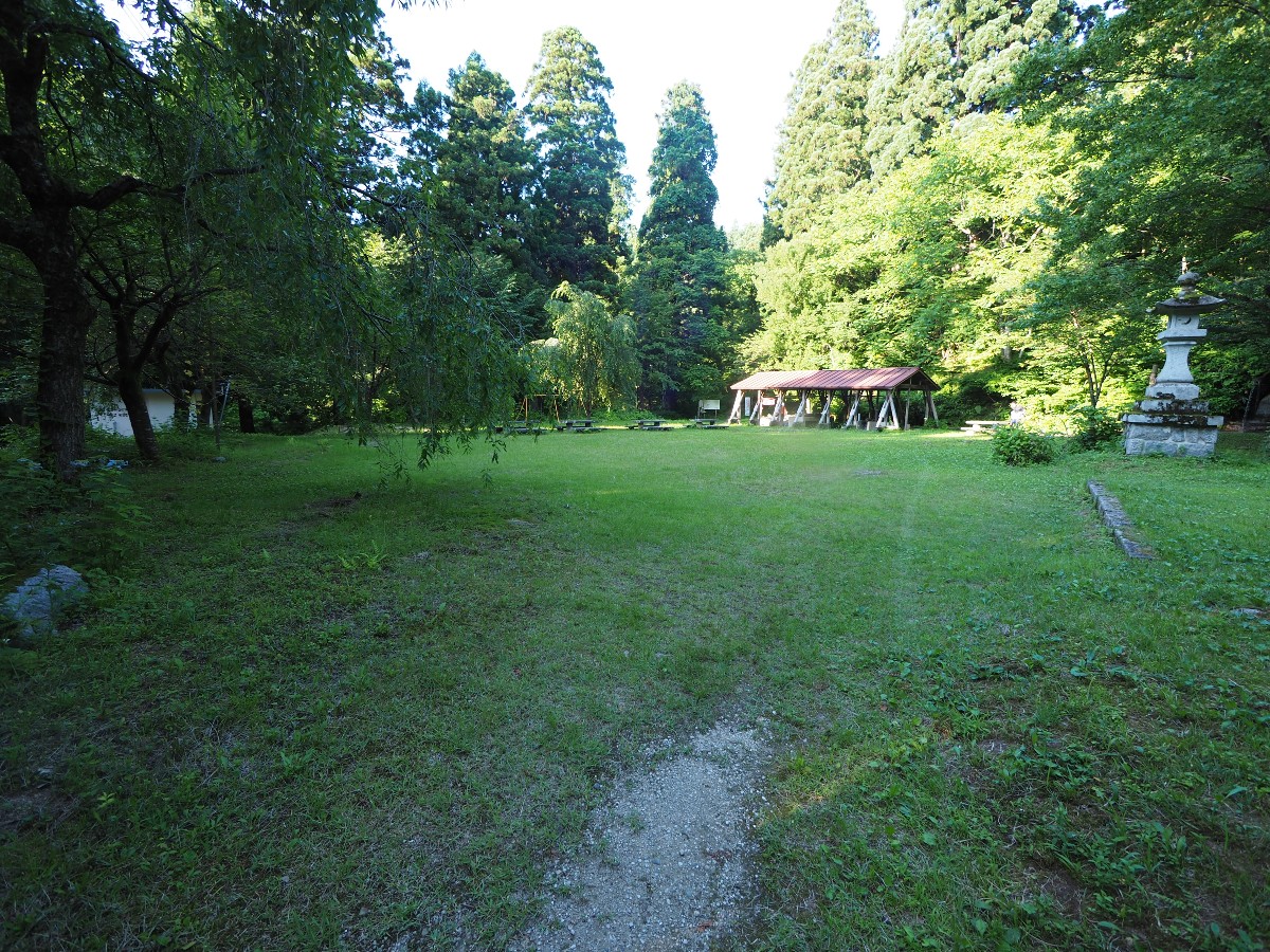 二王子神社キャンプ場 場内見取り図