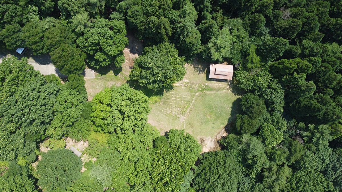 赤松山森林公園キャンプ場 場内見取り図