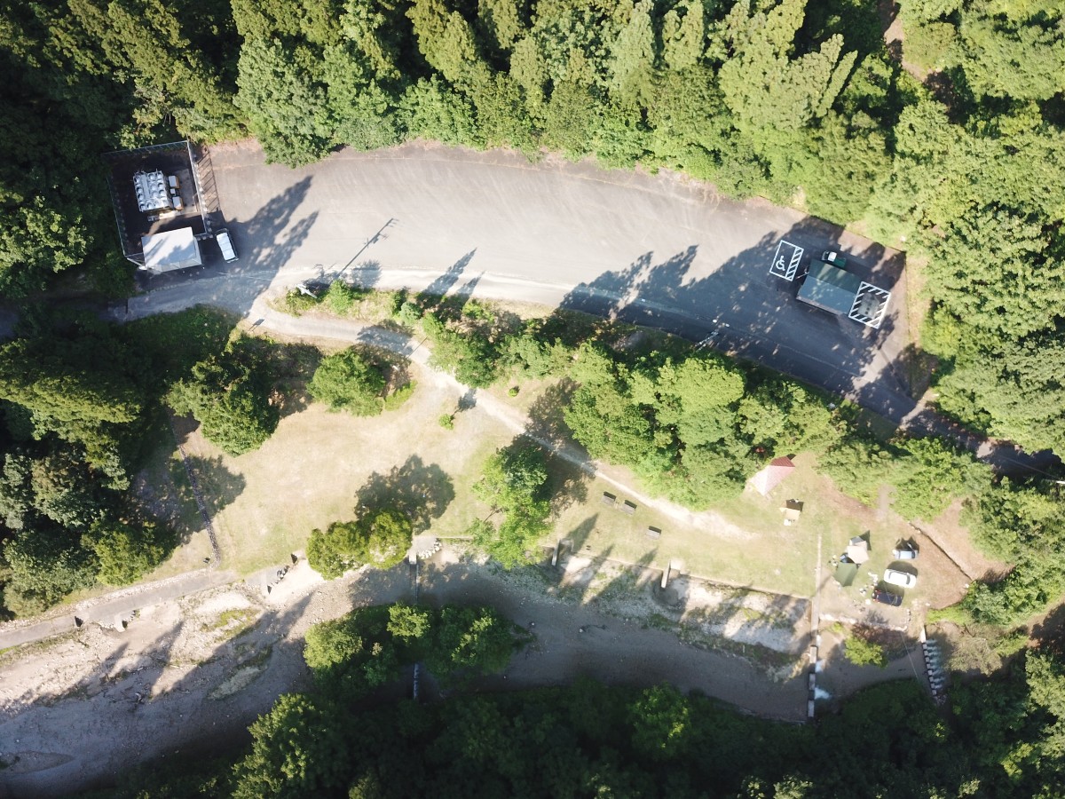 中ノ沢渓谷森林公園 場内見取り図