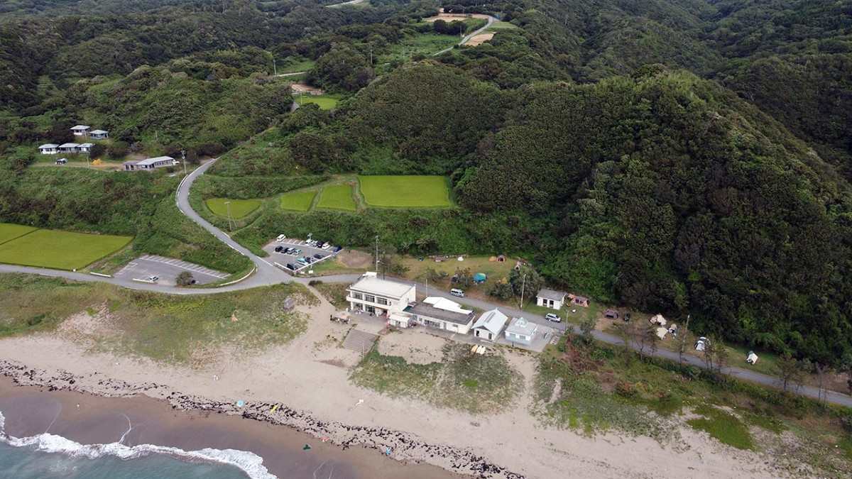 素浜キャンプ場 場内見取り図
