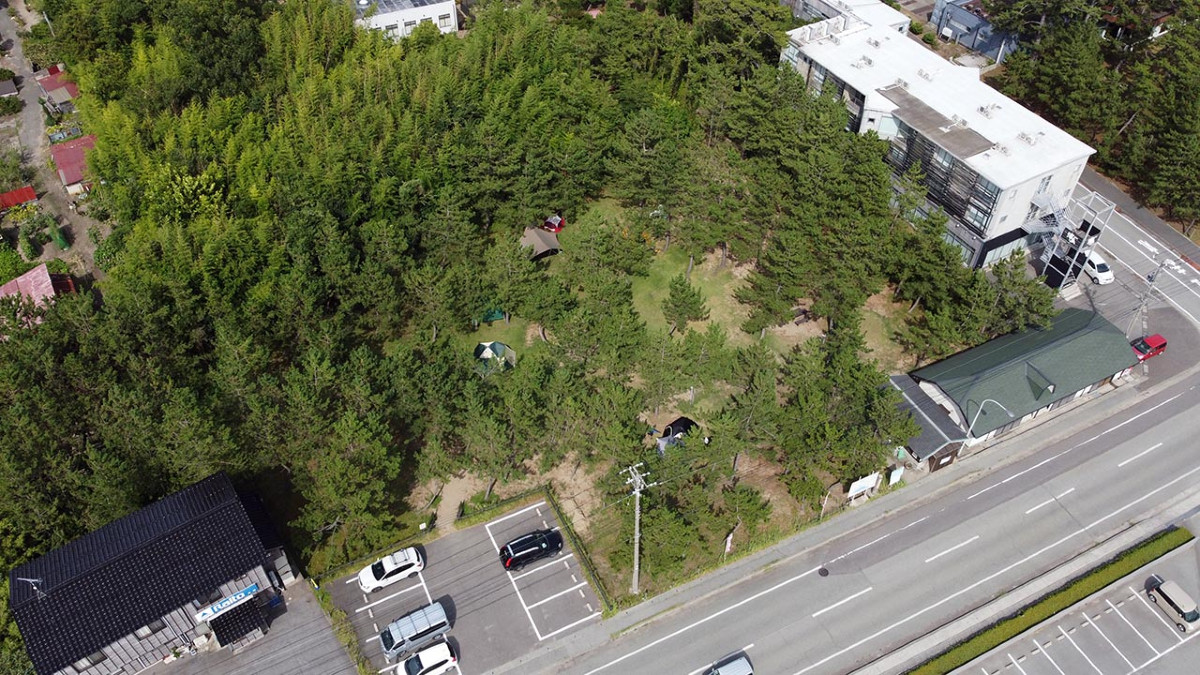 窪田キャンプ場 場内見取り図