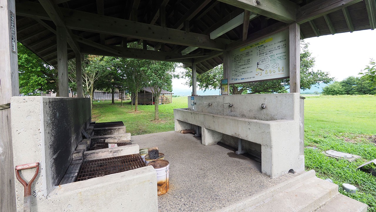 水の公園福島潟キャンプ場