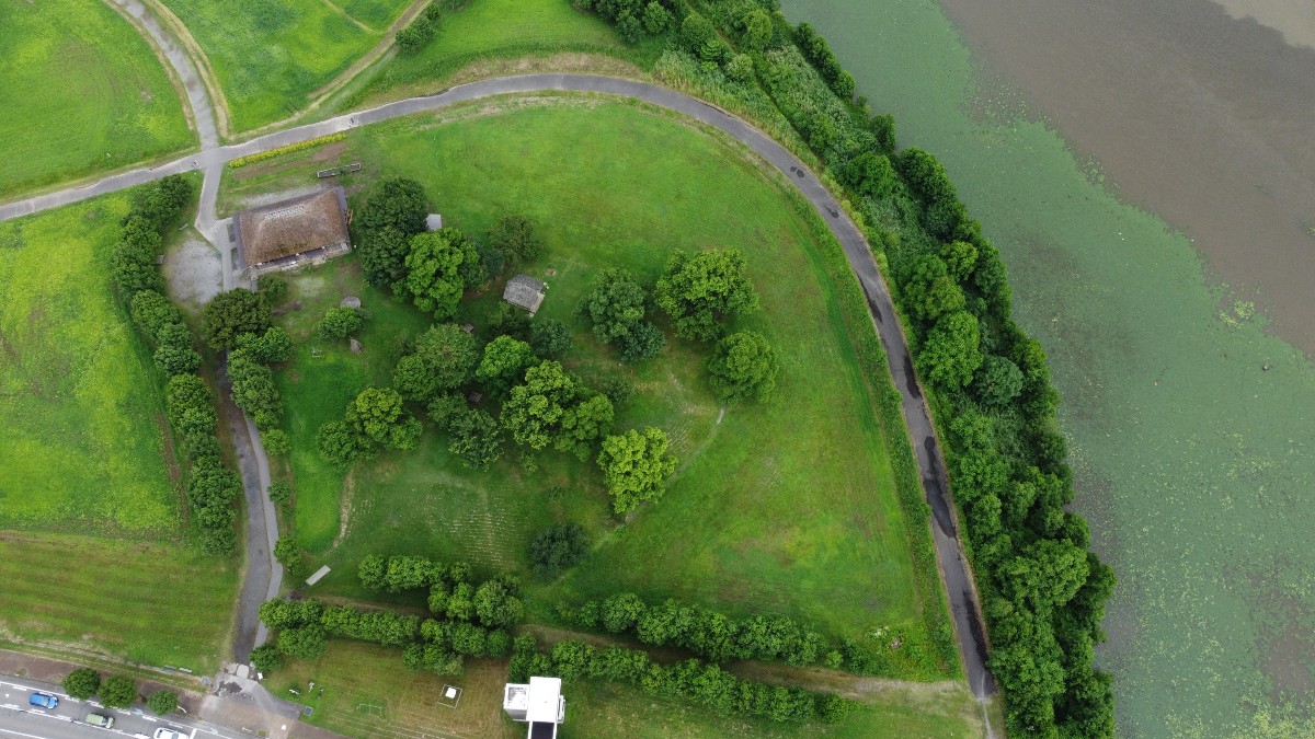 水の公園福島潟キャンプ場 場内見取り図