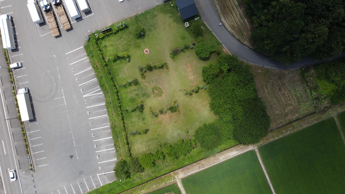道の駅 SORAIRO国上 CAMP FIELD 場内見取り図
