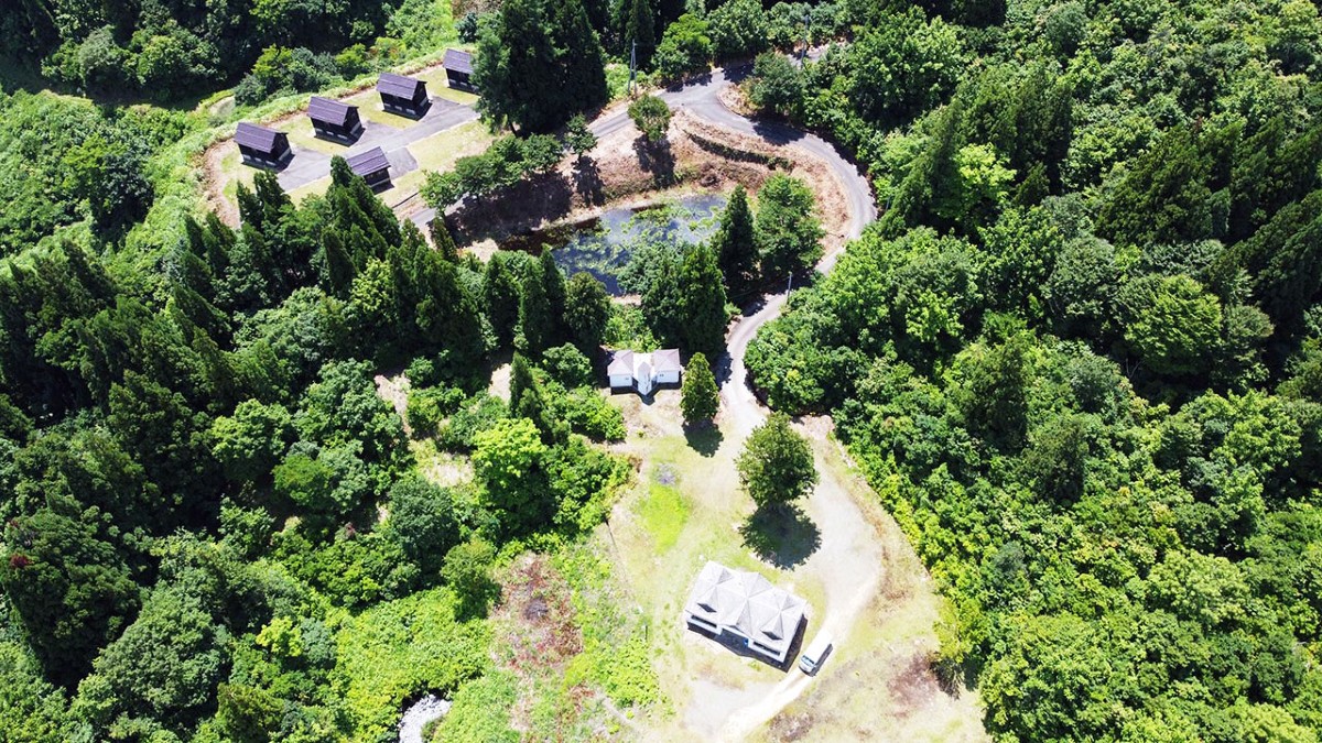 四季の里 古志キャンプ場 場内見取り図