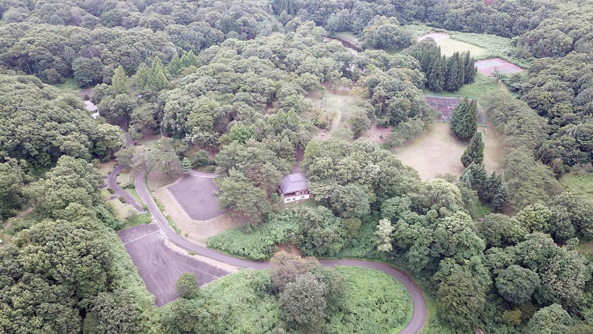 高床山森林公園キャンプ場 場内見取り図