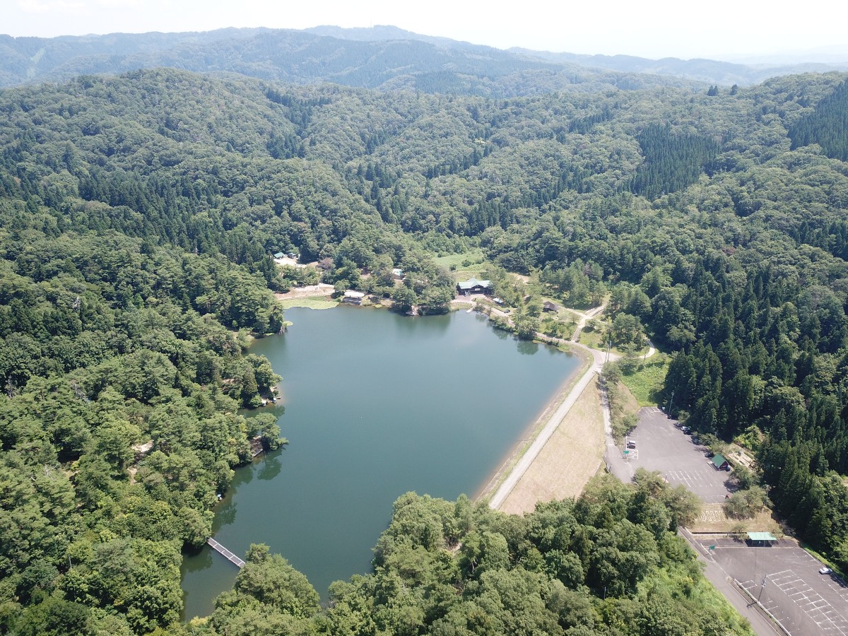 大平森林公園キャンプ場 場内見取り図