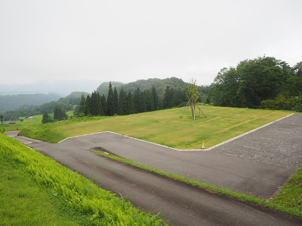 ▲越後妻有清田山キャンプ場