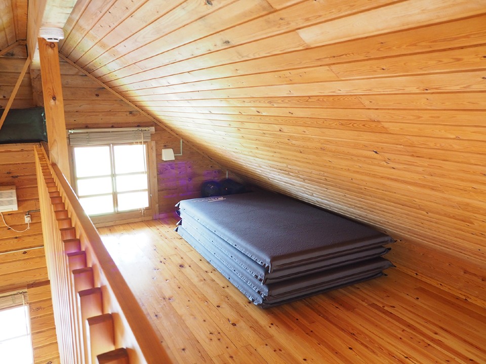▲越後妻有清田山キャンプ場