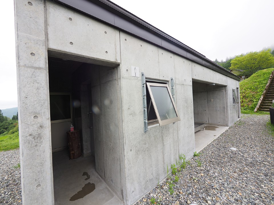 ▲越後妻有清田山キャンプ場