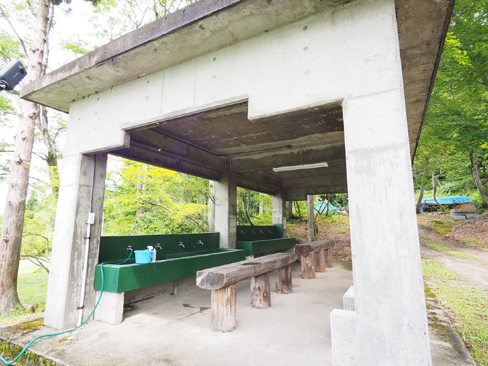 ▲越後妻有清田山キャンプ場