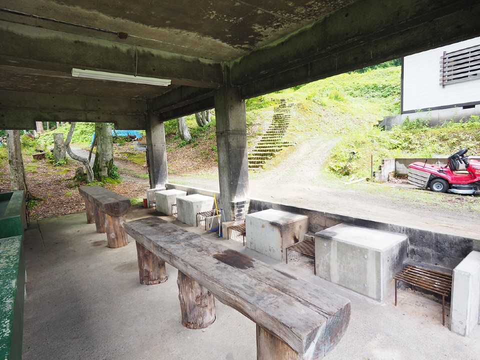 ▲越後妻有清田山キャンプ場