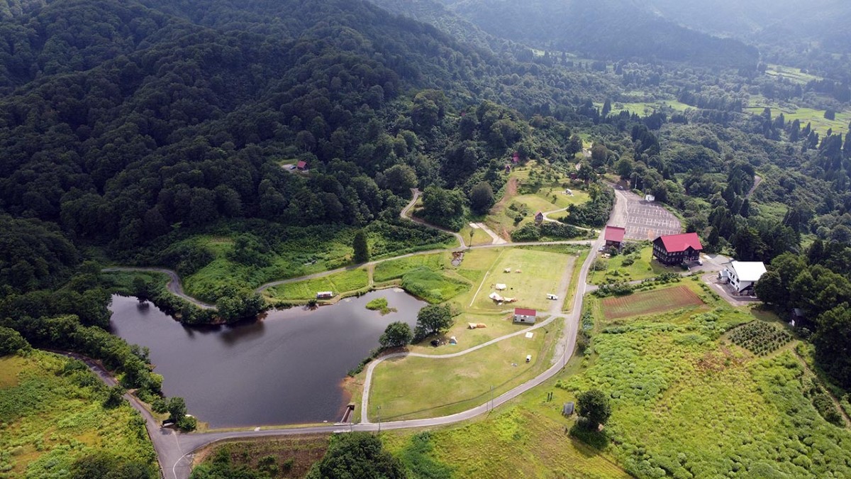 越後妻有 大厳寺高原キャンプ場 場内見取り図