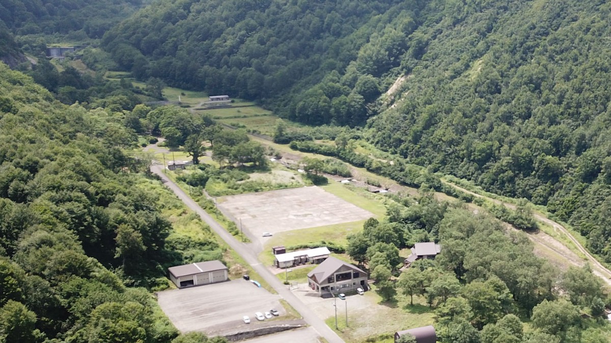 銀山平キャンプ場 場内見取り図