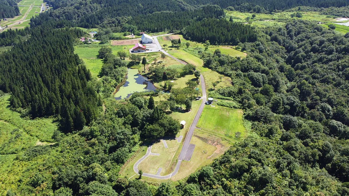 福山峠のふるさと広場 場内見取り図