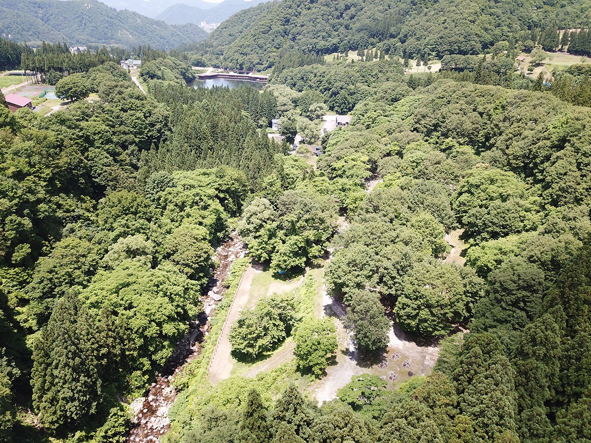 大源太キャニオンキャンプ場 場内見取り図