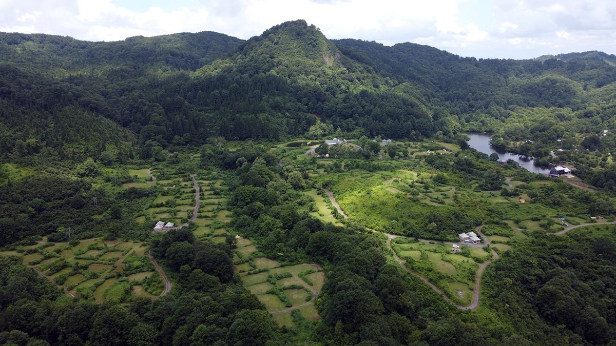 無印良品津南キャンプ場 場内見取り図