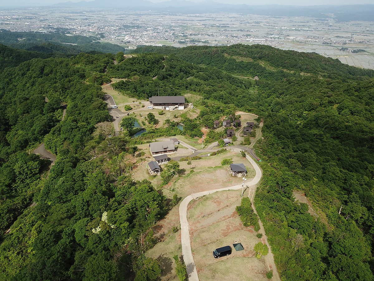 南葉高原キャンプ場 場内見取り図