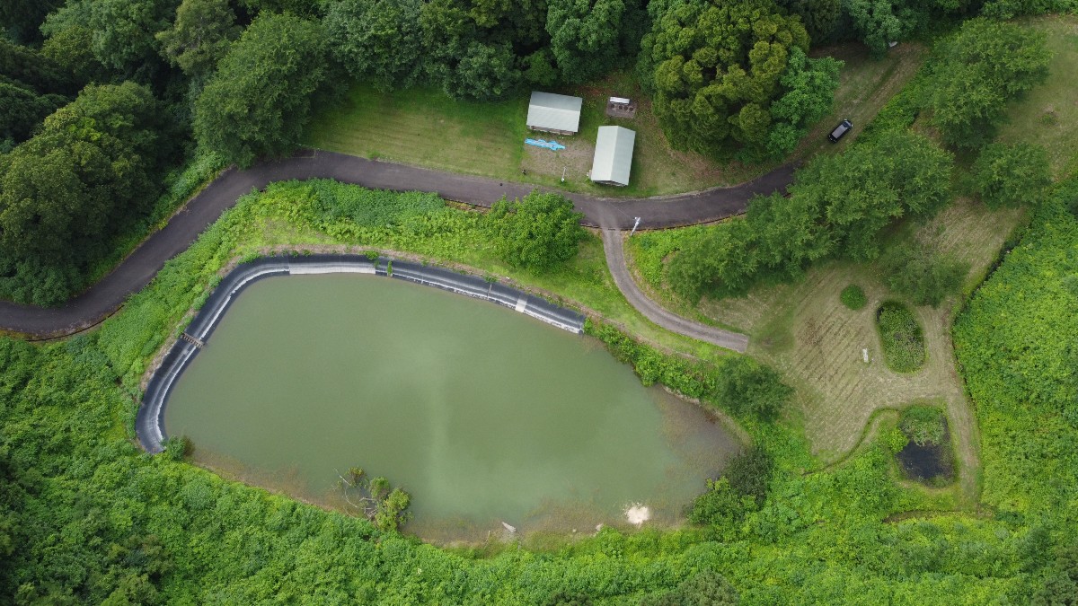 伏兵山キャンプ場 場内見取り図