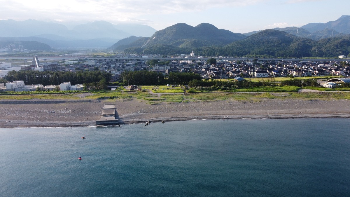 須沢臨海公園オートキャンプ場 場内見取り図