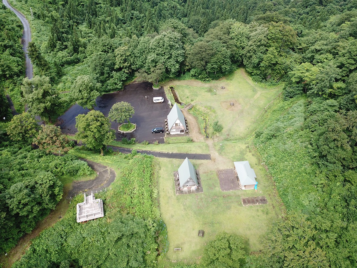 海谷三峡パーク 場内見取り図