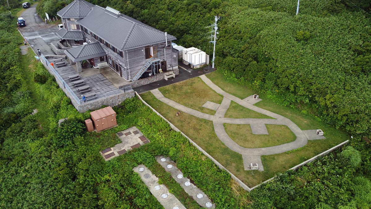 佐渡高原リゾート ドンデン高原ロッジ キャンプ場 場内見取り図