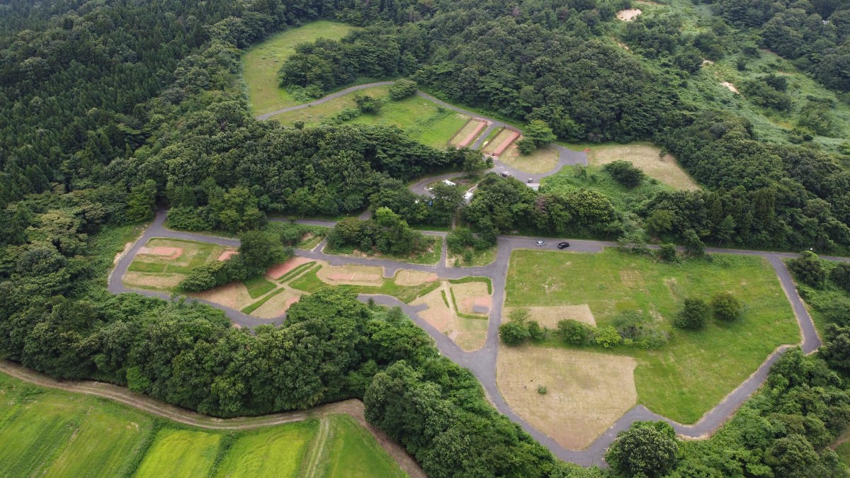 サントピアワールド 太陽のキャンプ場 場内見取り図