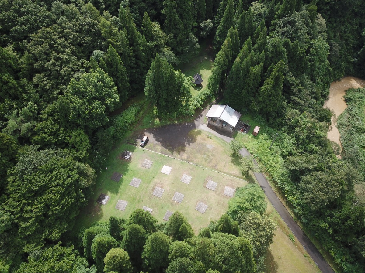 新潟県立こども自然王国 ガルルの丘キャンプ場 場内見取り図