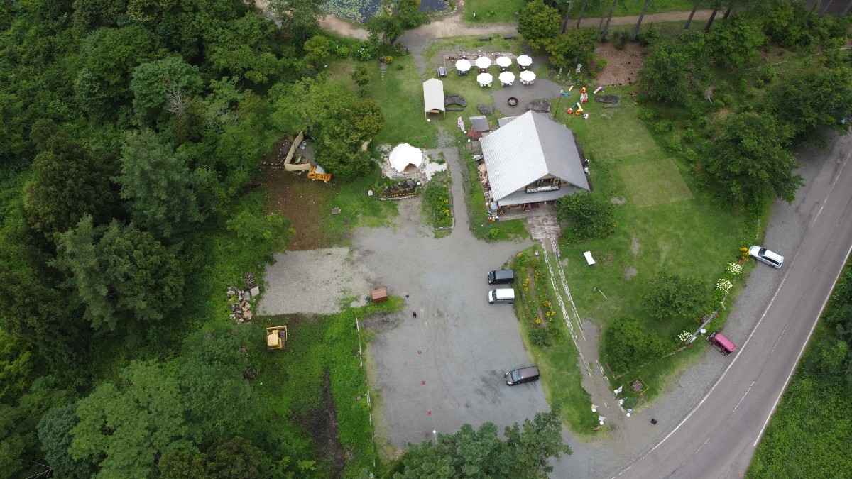 IMORI CAMPSITE ～いもりの森～ 場内見取り図