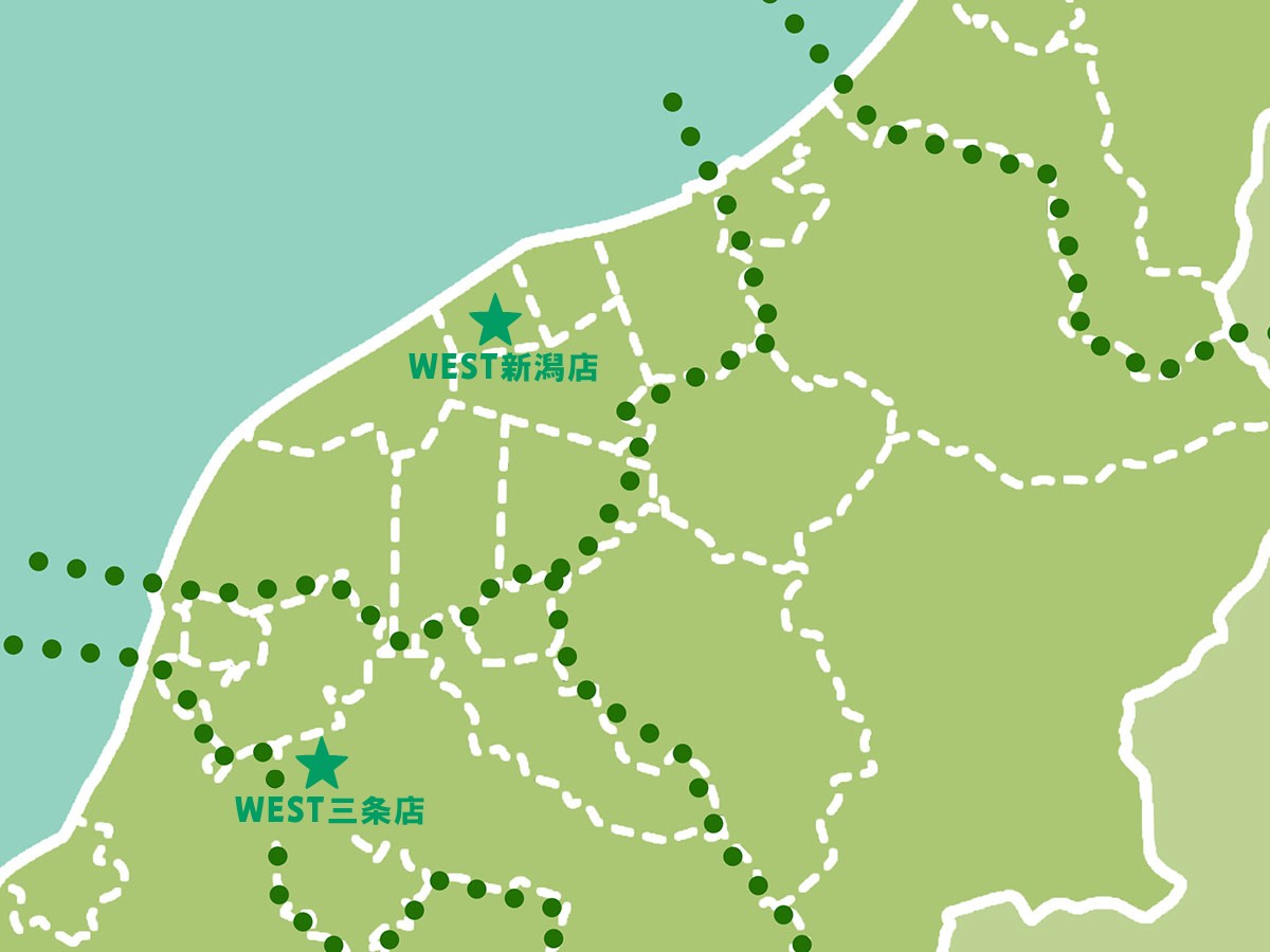 新潟・阿賀エリアの地図